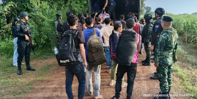 Thailand Tahan 38 Warga Kamboja yang Mencoba Masuki Thailand Secara Ilegal